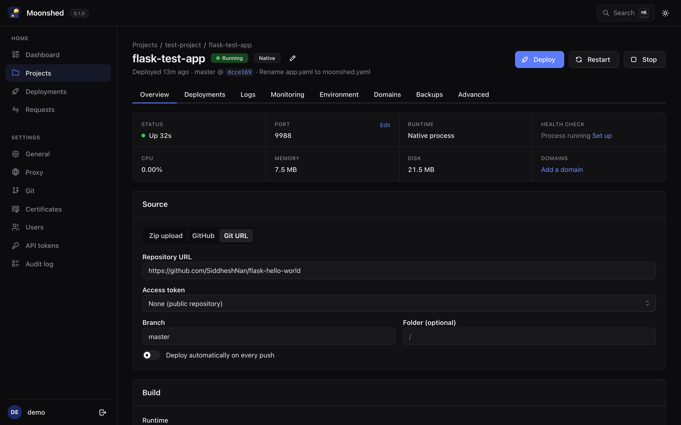 App overview